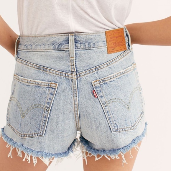 free people levi shorts